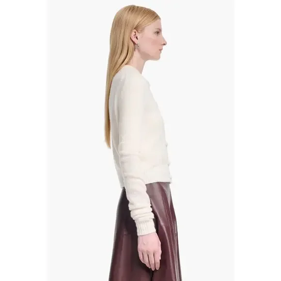 Altuzarra Thea Cardigan Sweater in Ivory L